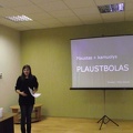 Milda Zakaitė pristato idėją „Plaustbolas – futbolo žaidimas ant plausto“