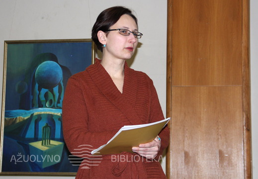 Renginio vedėja literatūrologė J. Katkuvienė
