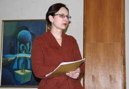 Pristatymo vedėja literatūrologė J. Katkuvienė