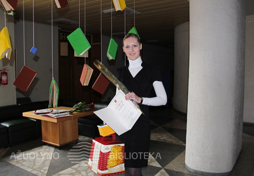 Bibliotekos viešųjų ryšių specialistė Edita Urbonavičienė