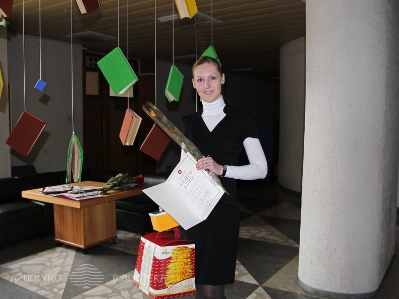 Bibliotekos viešųjų ryšių specialistė Edita Urbonavičienė