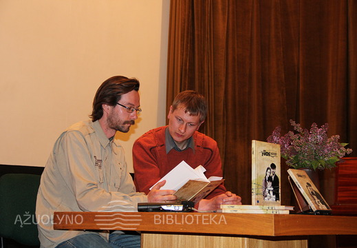 VII forto muziejaus direktorius Vladimiras Orlovas ir IX forto muziejaus istorikas Vytautas Petrikėnas