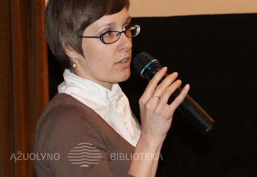 KAVB kultūros renginių ir leidybos grupės vyresnioji bibliotekininkė Julija Kimantaitė