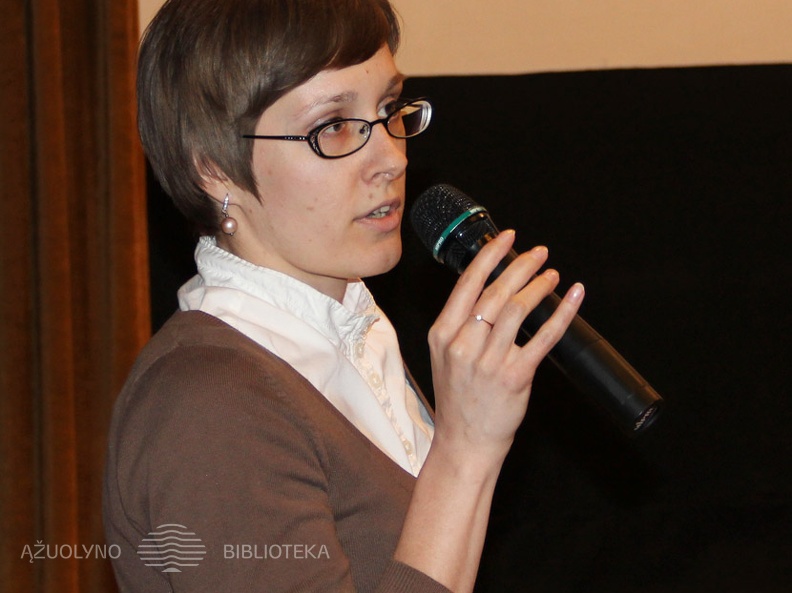 KAVB kultūros renginių ir leidybos grupės vyresnioji bibliotekininkė Julija Kimantaitė