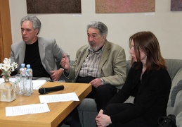 Kauno kamerinio teatro meno vadovas režisierius S. Rubinovas pasakojo apie spektaklio „Diena ir naktis“ kelią į sceną.
