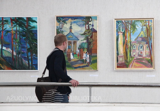 Sauliaus Kruopio ir Skaidrės Butnoriutės tapybos parodos atidarymas