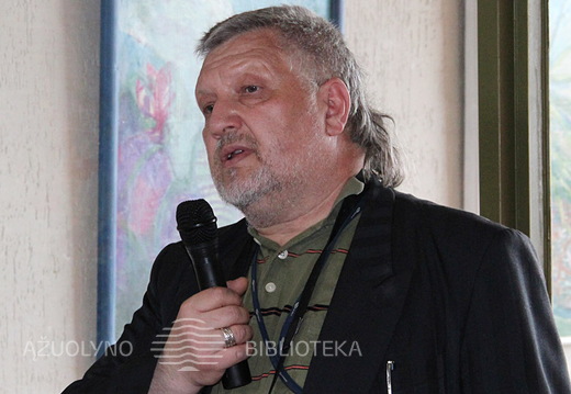 Apie kūrybą ir gyvenimą kalbėjo Saulius Kruopis.