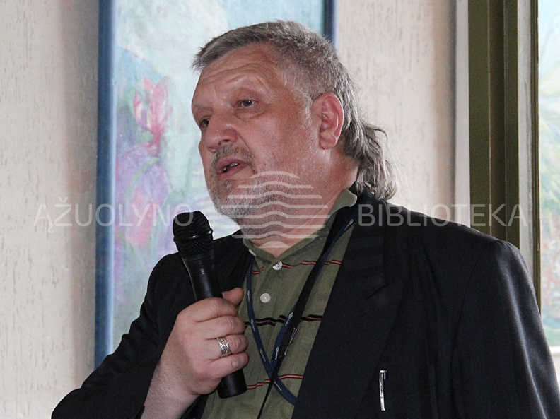 Apie kūrybą ir gyvenimą kalbėjo Saulius Kruopis.
