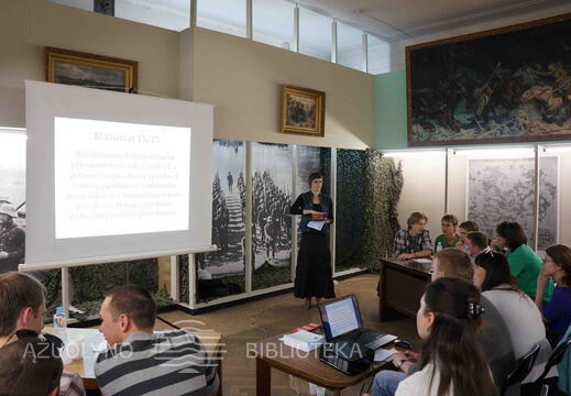 Protų mūšio akimirka