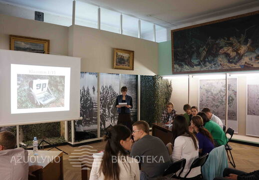 Protų mūšio akimirka