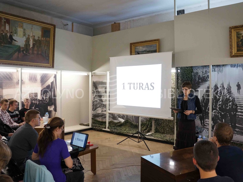 Protų mūšio akimirka
