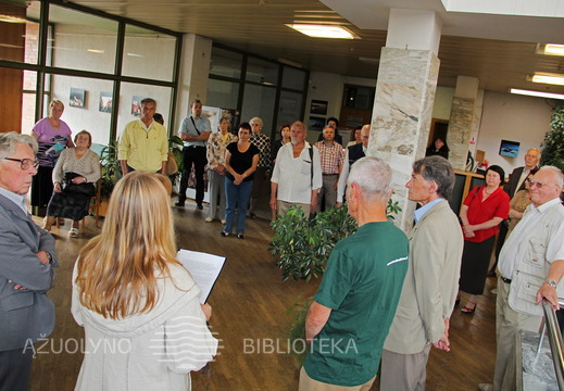 Parodos pristatymo akimirka