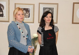 Parodą pristato bibliotekos darbuotoja Vilma Gerasimovienė