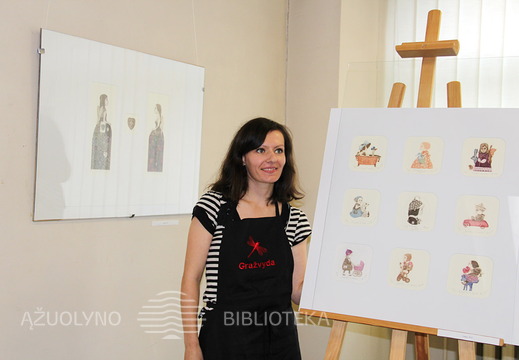 Dailininkė pasakoja apie grafikos kūrimą