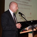Sveikinimo žodį tarė Lietuvos nacionalinės Martyno Mažvydo bibliotekos direktorius prof. dr. Renaldas Gudauskas
