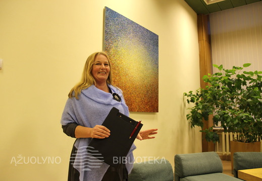 Renginio vedėja KAVB Kultūros renginių ir leidybos grupės vadovė Rimantė Tamoliūnienė