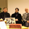 Aktorius Giedrius Arbačiauskas, menininkas Gilles Vuillard, leidyklos „Homo liber“ direktorius Vilius Gužauskis