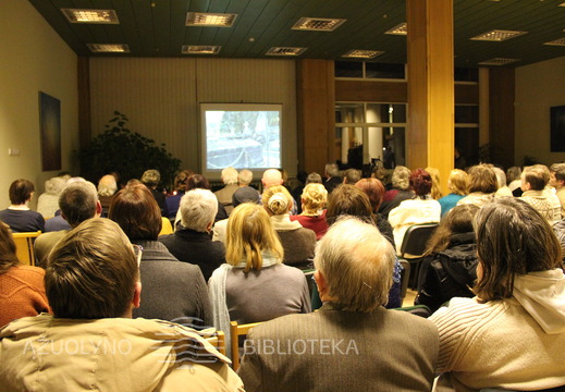 Renginio pabaigoje buvo parodytos filmo apie O. Milašių ištraukos
