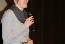 Filmus pristatė KAVB kultūrinės veiklos vadybininkė J. Genienė