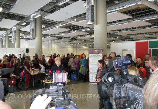 Biblioteka@ikrauk erdvėje viešėjo Prezidentė Dalia Grybauskaitė