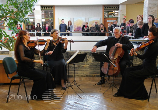 Lietuvos Respublikos Vyriausybės premijos laureatas - Kauno styginių kvartetas (vad. Saulius Bartulis)