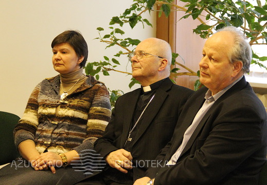 Reda Sopranaitė, Sigitas Tamkevičius ir Vidas Abraitis 