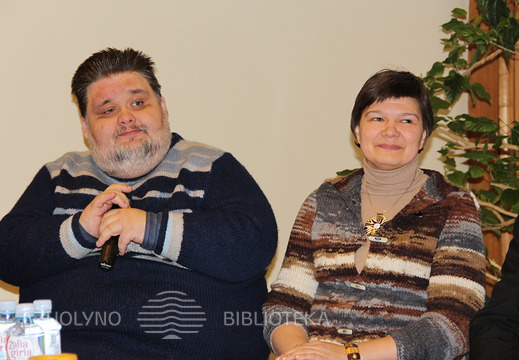 bernardinai.lt redaktorius Andrius Navickas ir žurnalo „Ateitis“ redaktorė Reda Sopranaitė