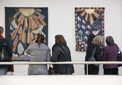 Skiautinių meno parodos atidarymas