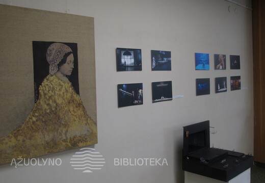 Parodos autorės tapybos ir spektaklių scenografijos darbai