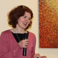 Svečius sveikino poetė Erika Drungytė