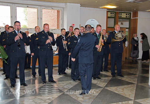 Muzikinę programą atliko Lietuvos kariuomenės Karinių oro pajėgų orkestras