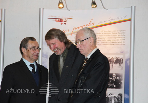 Į renginį atvyko filmo autorius Jonas Čepas, Prof. Stanislovas Sajauskas bei nuotraukų kolekcijos savininkas Andrius Dručkus