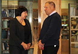 KAVB direktorė Asta Naudžiūnienė ir Kauno vicemeras Vytautas Vasilenko