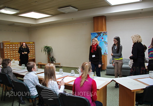 Antra edukacinės veiklos diena buvo skirta tapymui