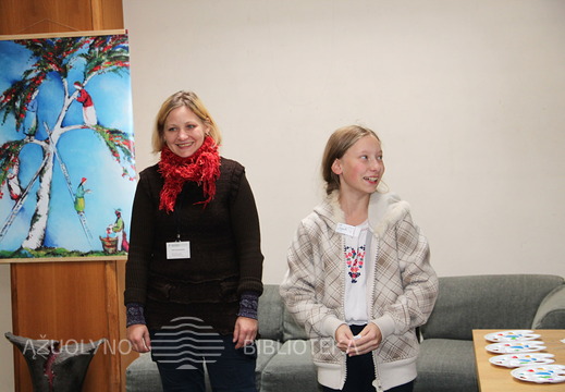 Pirmiausia visi susipažinom ir aptarėm dienos darbą 