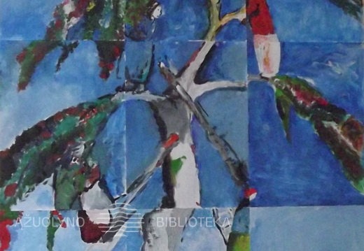 Vaikų piešti darbai buvo suklijuoti ir gautas nuostabus rezultatas