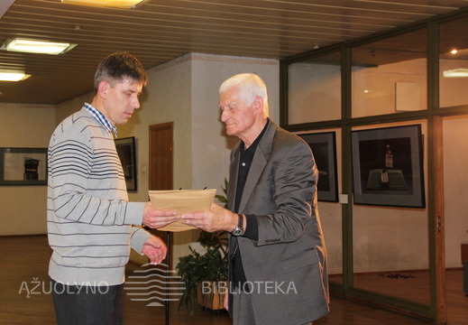 Parodos autorių sveikino poetas, rašytojas Robertas Keturakis 