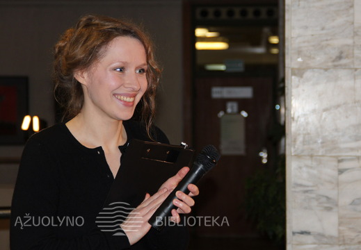 Parodą pristatė KAVB Kultūrinės veiklos vadybininkė Eglė Lukšaitė