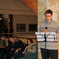 Atidarymo metu parodos autorius Regimantas Žilys skaitė savo poeziją rusų kalba