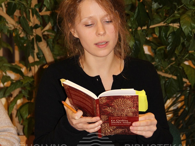 Knygos ištraukas skaitė Eglė Lukšaitė