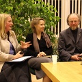 Rimantė Tamoliūnienė, Eglė Lukšaitė, kun. prof. Romualdas Dulskis
