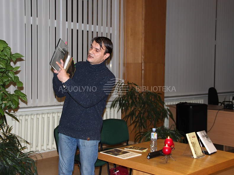 Poetas, eseistas R. Stankevičius pristatė savo kūrybą