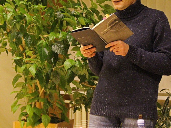 Autorius skaitė savo eiles