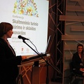 Konferencijos dalyvius pasveikino Erika Buivydienė, Lietuvos Respublikos kultūros ministerija