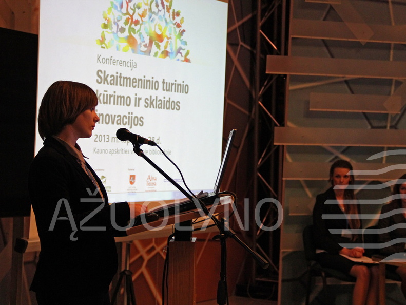 Konferencijos dalyvius pasveikino Erika Buivydienė, Lietuvos Respublikos kultūros ministerija