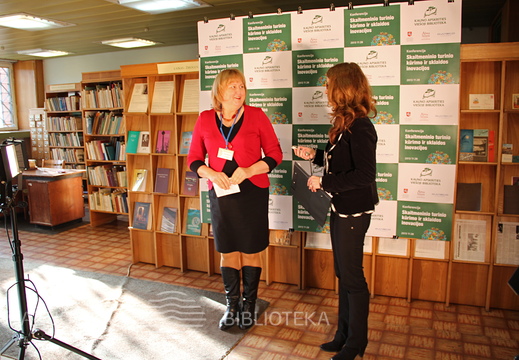 Konferencijos metu veikė studija, kurioje buvo kalbinami dalyviai