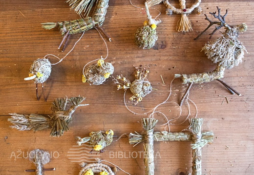 Rankų darbo dovanėlės iš žolynų