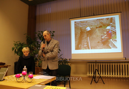 Archeologas Mindaugas Bertašius ir architektė-restauratorė Asta Prikockienė