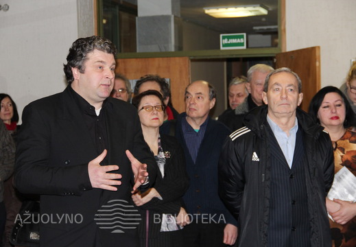 Už įdomų sumanymą fotomenininkui dėkojo Lietuvos Sąjūdžio, Lietuvos laisvės kovotojų sąjungos narys Raimundas Kaminskas