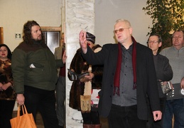 Evaldas Butkevičius pasakojo apie parodos idėjos gimimą, dėkojo rėmėjams